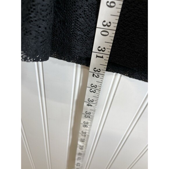 "As You‎ Wish" Bell Sleeve Little Black Party Lace Dress. Lined. Sz X Small - Picture 10 of 15